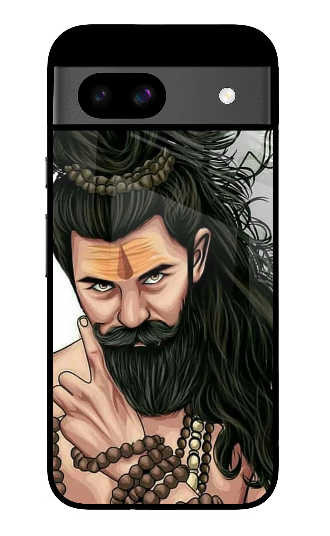 Mahadev Google Pixel 8A Glass Case Back Cover by Casekaro
