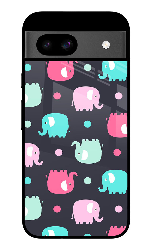 Elephants Google Pixel 8A Glass Case