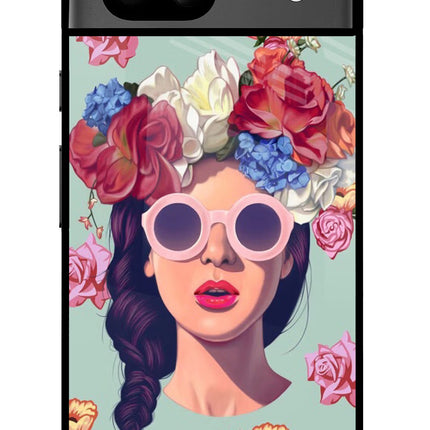 Pretty Girl Google Pixel 8A Glass Case