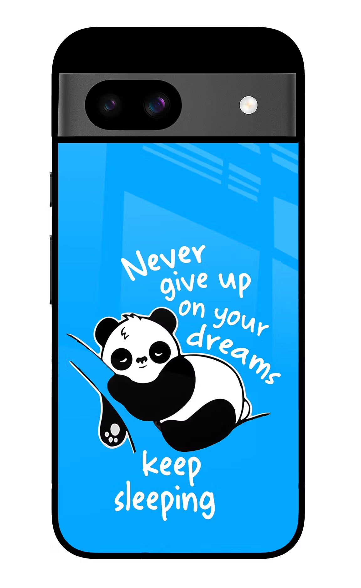 Keep Sleeping Google Pixel 8A Glass Case Back Cover by Casekaro