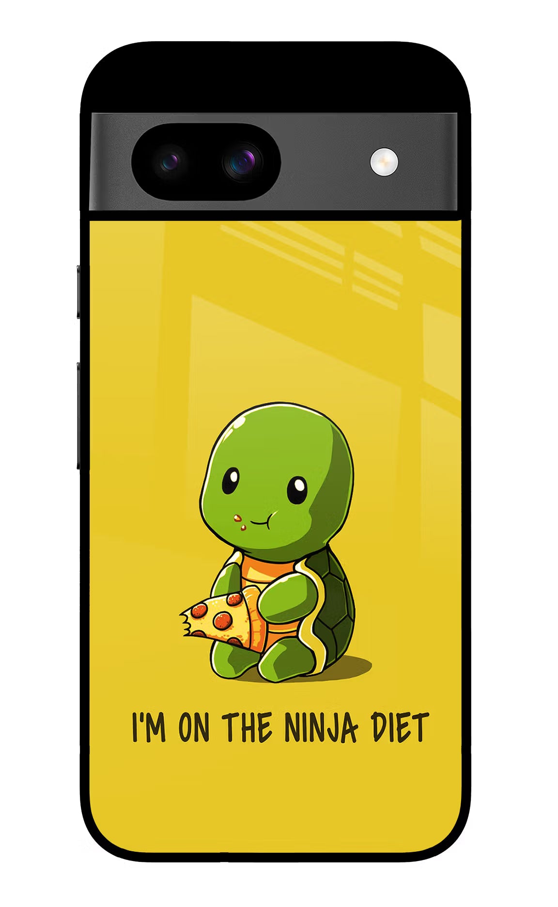 I'm on Ninja Diet Google Pixel 8A Glass Case Back Cover by Casekaro