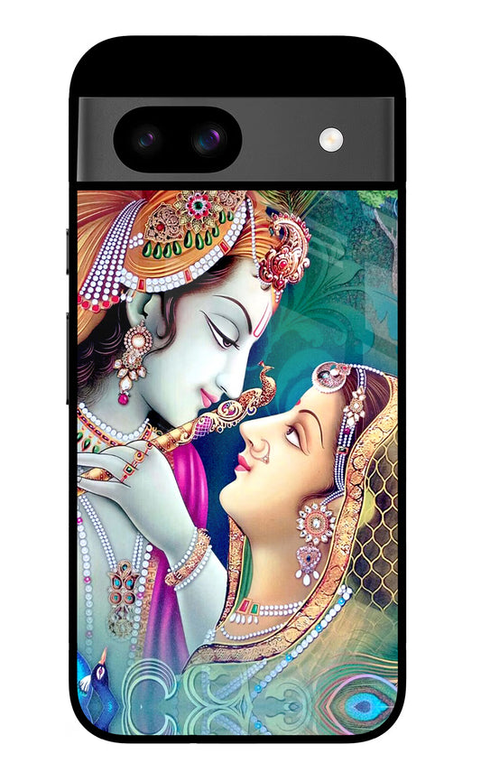 Lord Radha Krishna Google Pixel 8A Glass Case