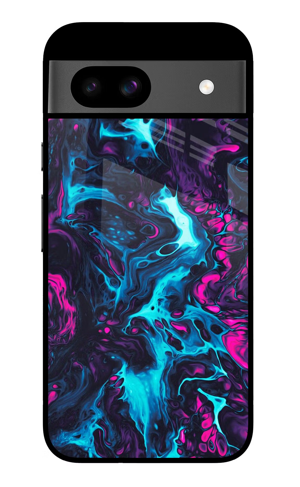 Abstract Google Pixel 8A Glass Case Back Cover by Casekaro