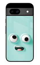 Funny Cartoon Google Pixel 8A Glass Case