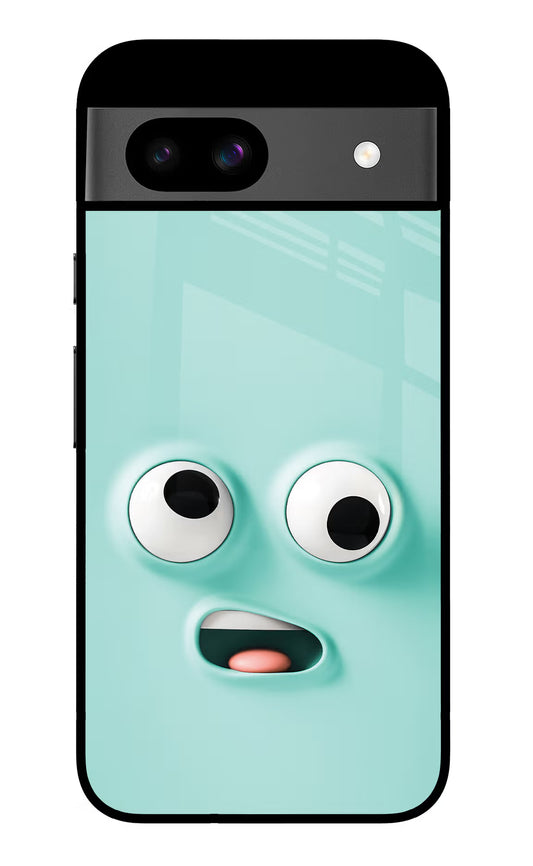 Funny Cartoon Google Pixel 8A Glass Case
