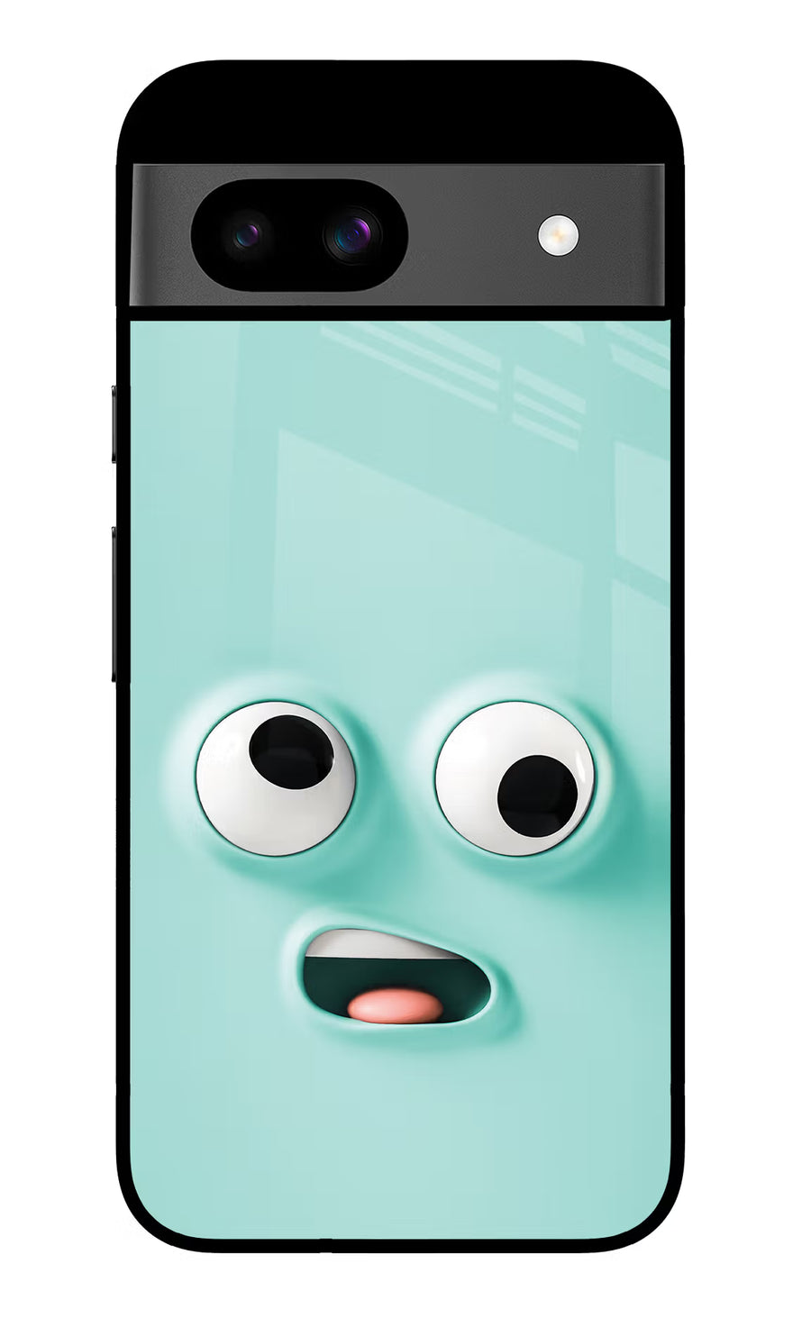 Funny Cartoon Google Pixel 8A Back Cover, Glass case