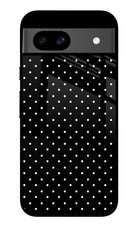 White Dots Google Pixel 8A Glass Case