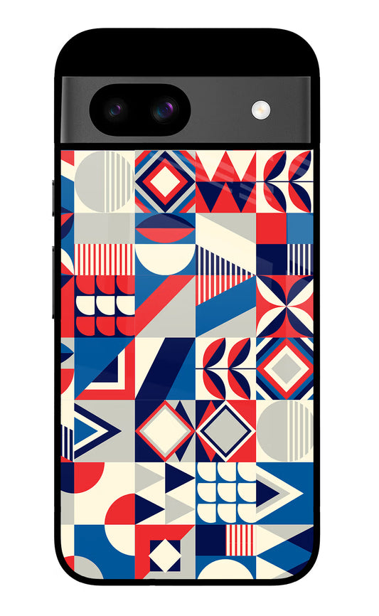 Colorful Pattern Google Pixel 8A Glass Case