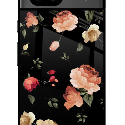 Flowers Google Pixel 8A Glass Case