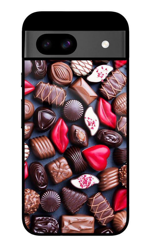 Chocolates Google Pixel 8A Glass Case