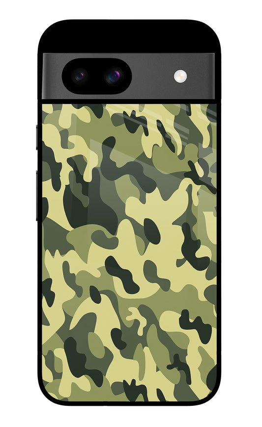 Camouflage Google Pixel 8A Glass Case