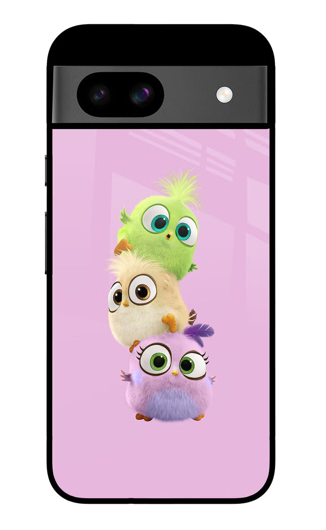 Cute Little Birds Google Pixel 8A Glass Case