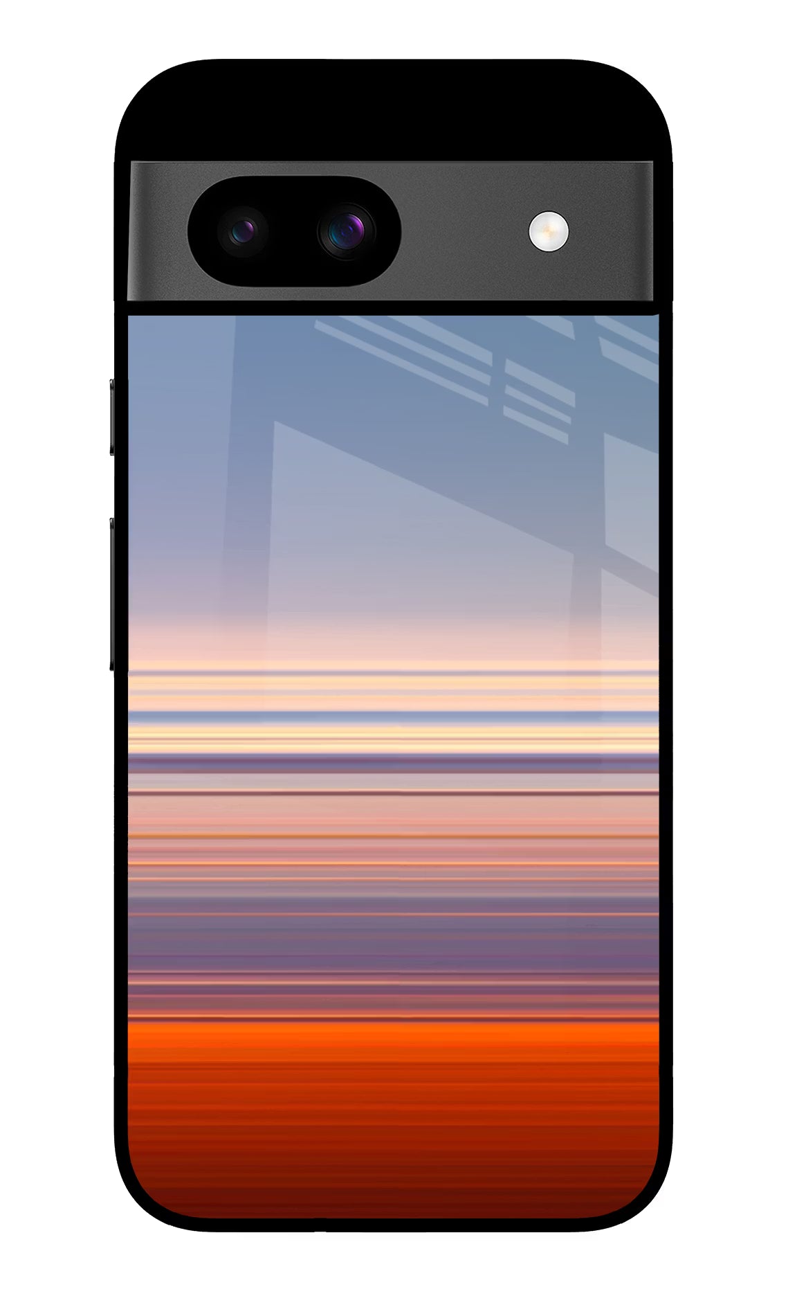 Morning Colors Google Pixel 8A Glass Case Back Cover by Casekaro
