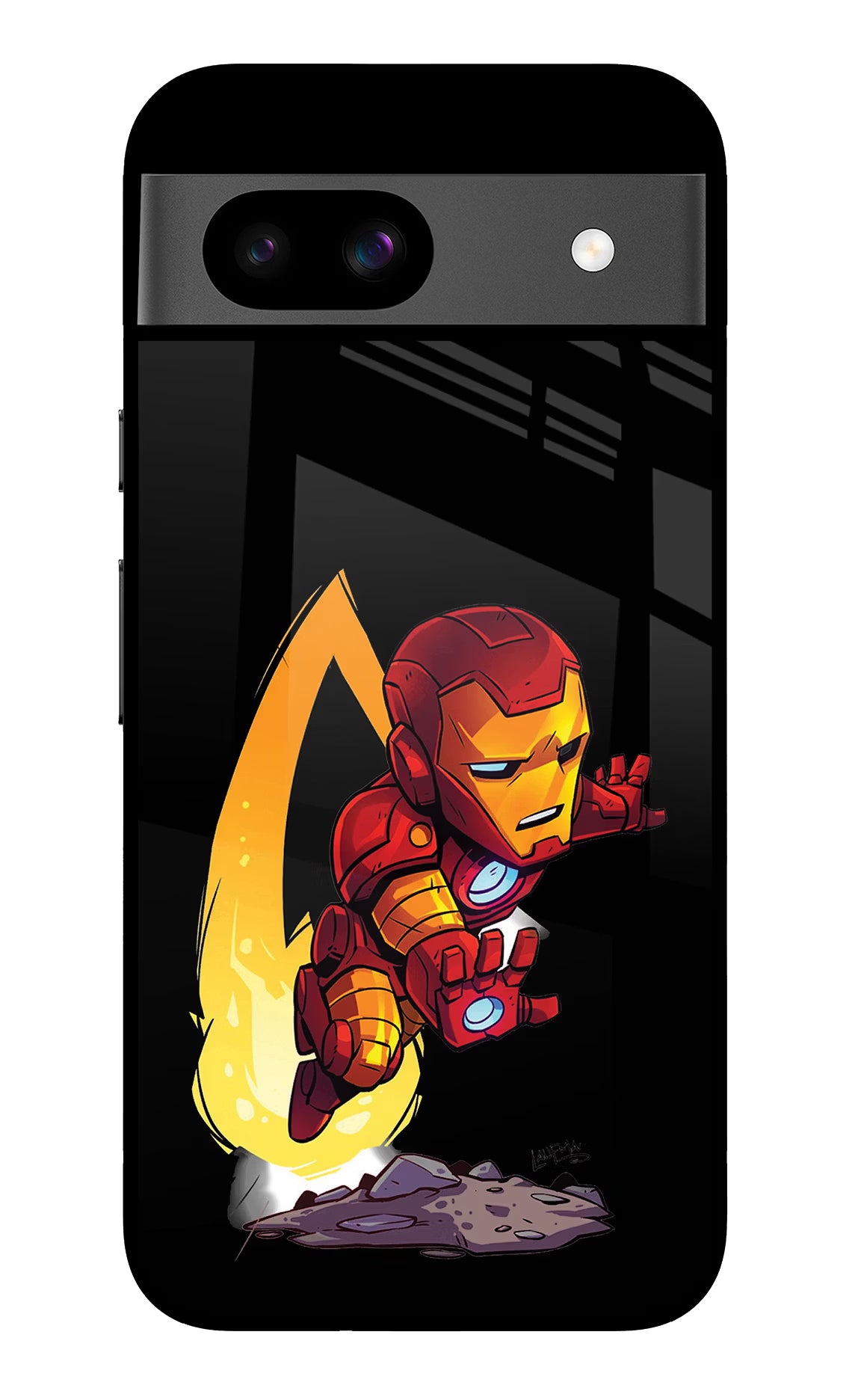 IronMan Google Pixel 8A Glass Case Back Cover by Casekaro
