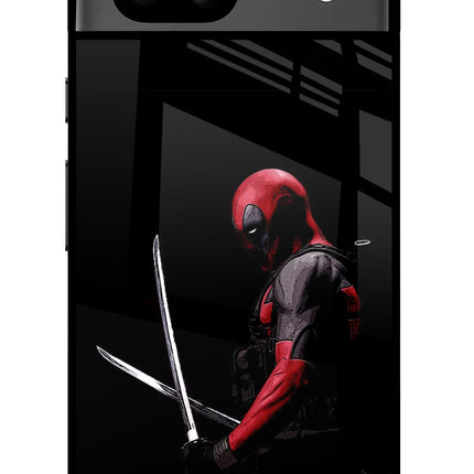 Deadpool Google Pixel 8A Glass Case Back Cover by Casekaro