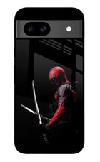 Deadpool Google Pixel 8A Glass Case Back Cover by Casekaro