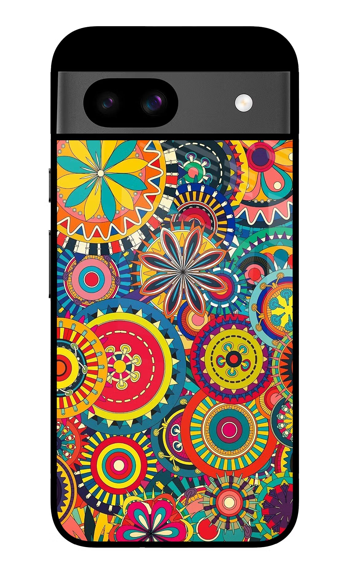 Gol Gol Art Google Pixel 8A Glass Case Back Cover by Casekaro