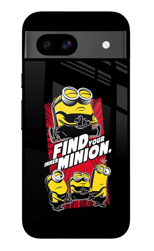 Find your inner Minion Google Pixel 8A Glass Case