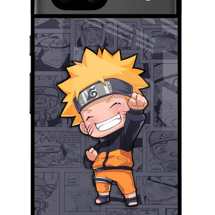 Chota Naruto Google Pixel 8A Glass Case
