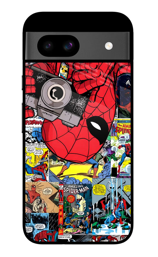 Spider Man Google Pixel 8A Glass Case