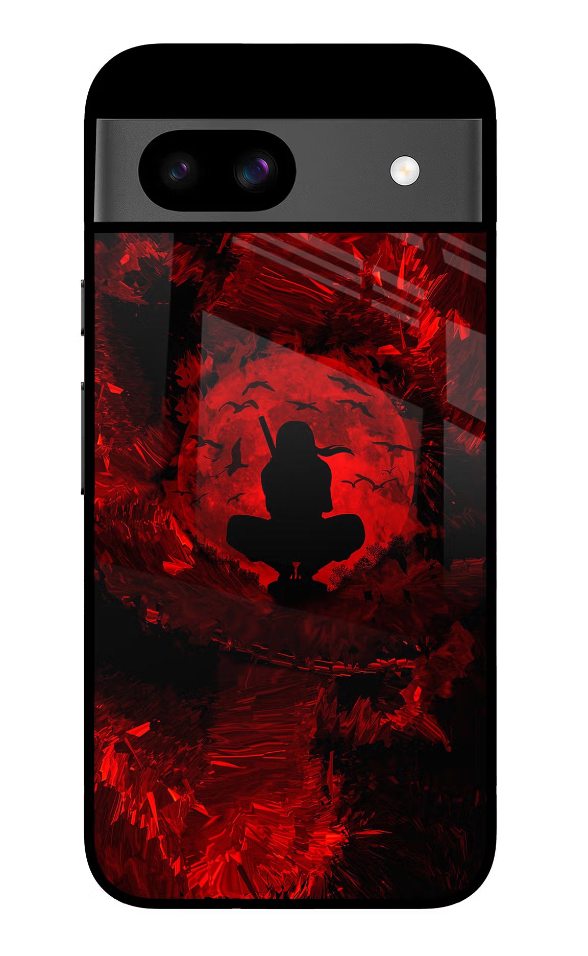 Itachi Uchiha Google Pixel 8A Glass Case Back Cover by Casekaro
