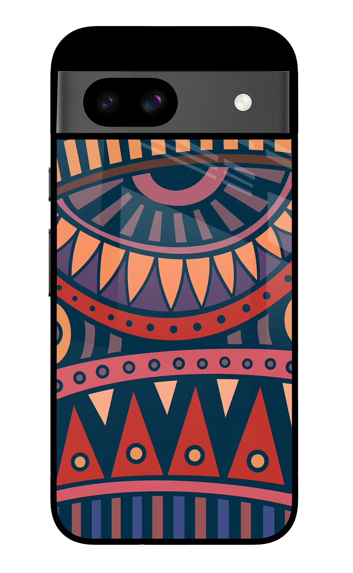 African Culture Design Google Pixel 8A Glass Case