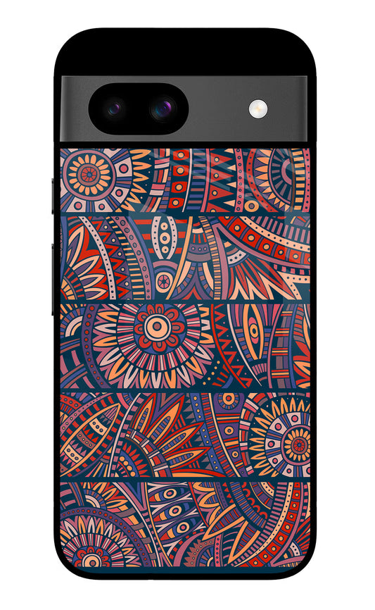 African Culture Design Google Pixel 8A Glass Case