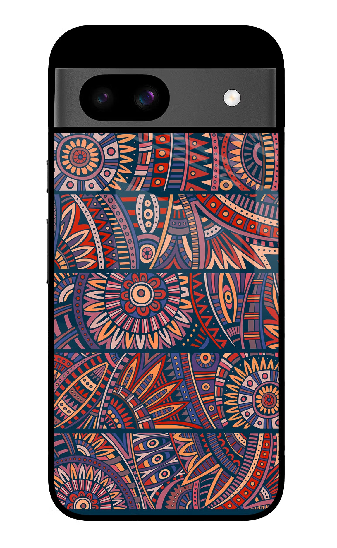 African Culture Design Google Pixel 8A Glass Case Back Cover by Casekaro