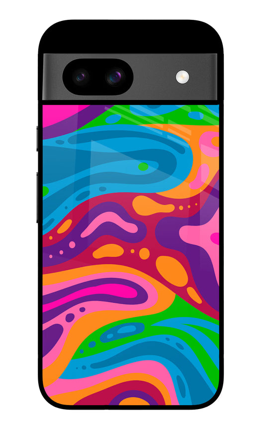 Trippy Pattern Google Pixel 8A Glass Case