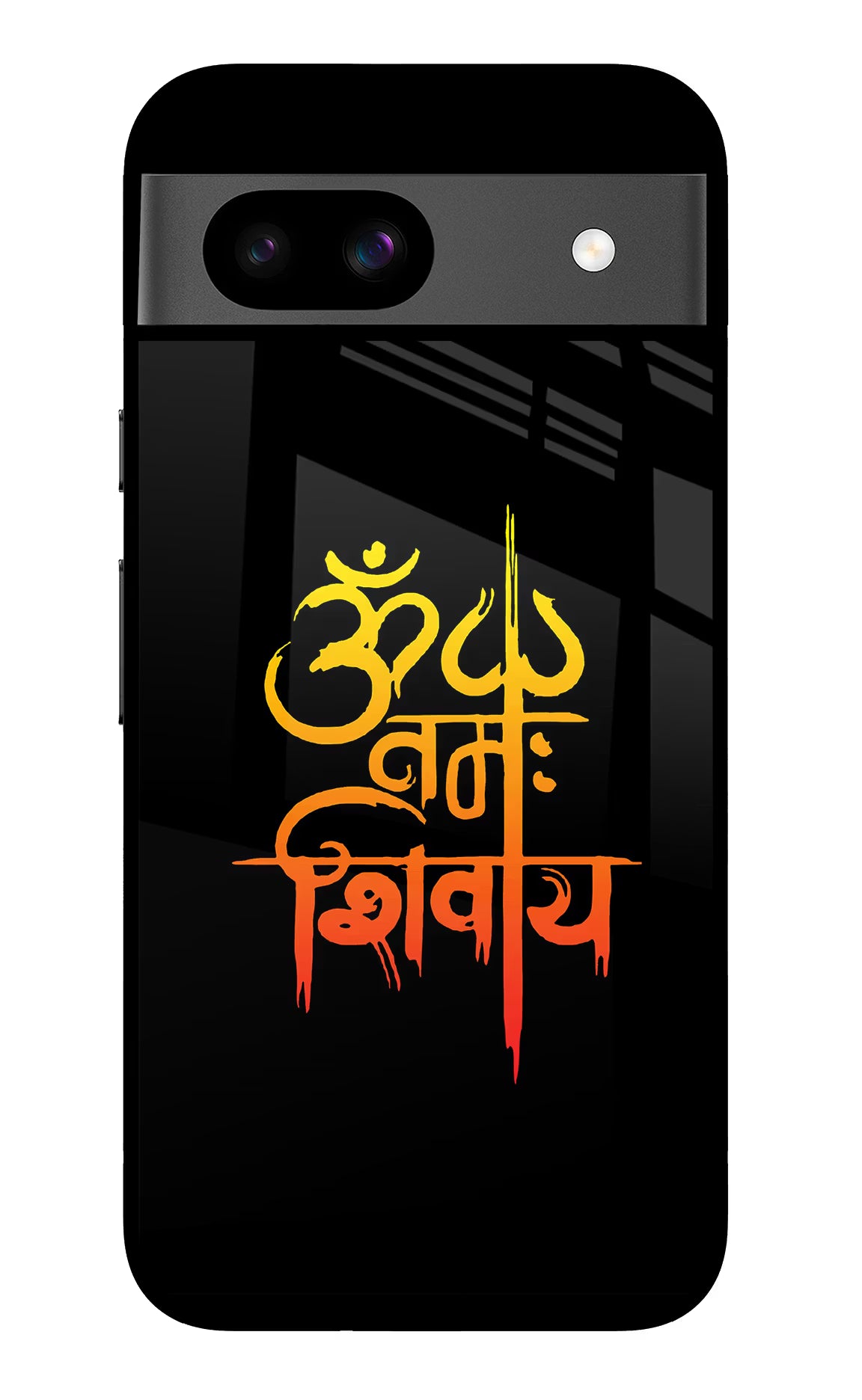 Om Namah Shivay Google Pixel 8A Glass Case Back Cover by Casekaro