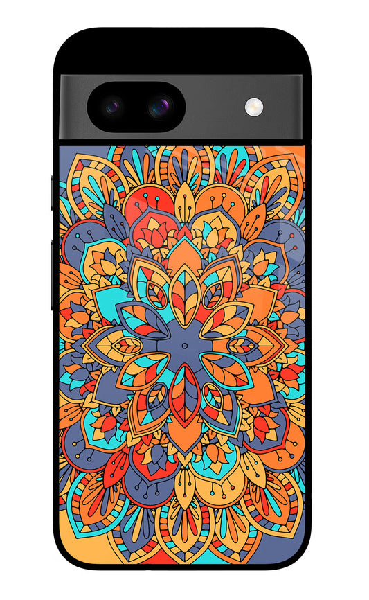 Color Mandala Google Pixel 8A Glass Case
