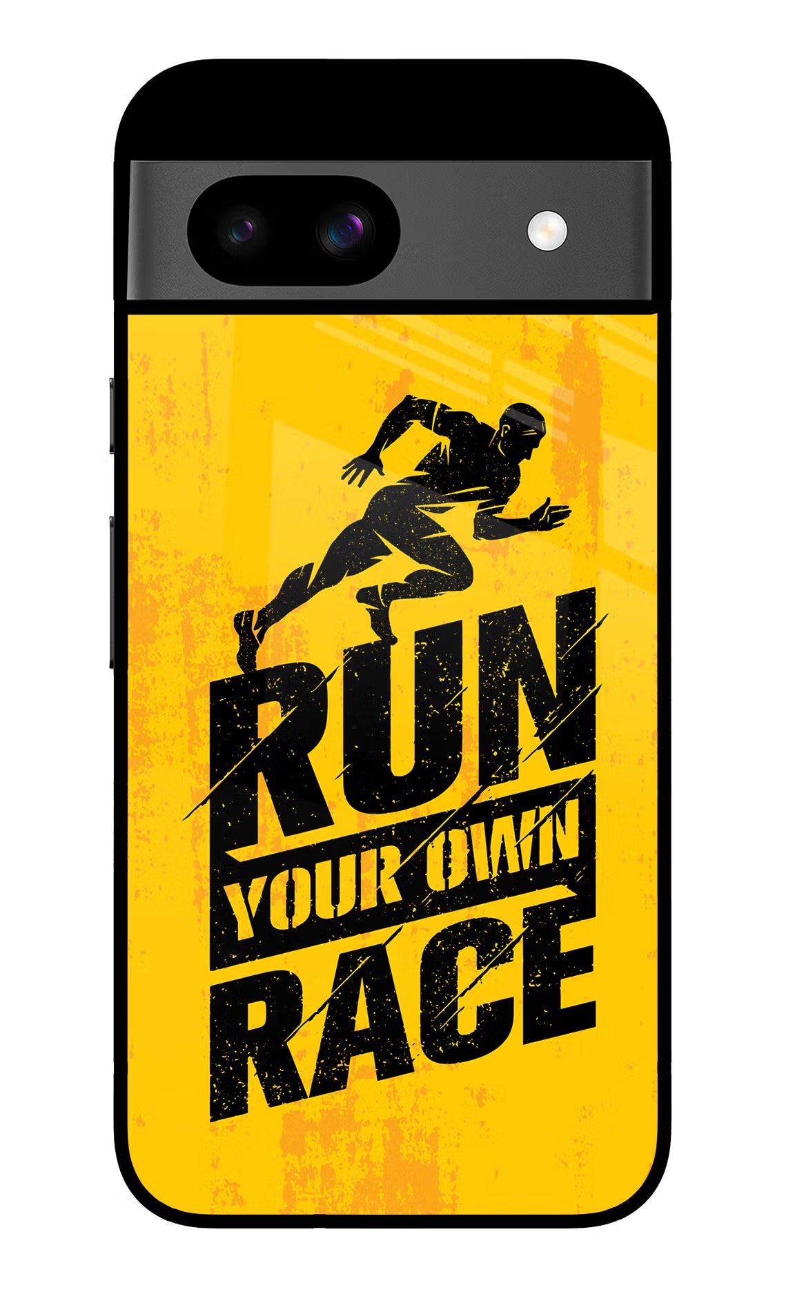 Run Your Own Race Google Pixel 8A Glass Case
