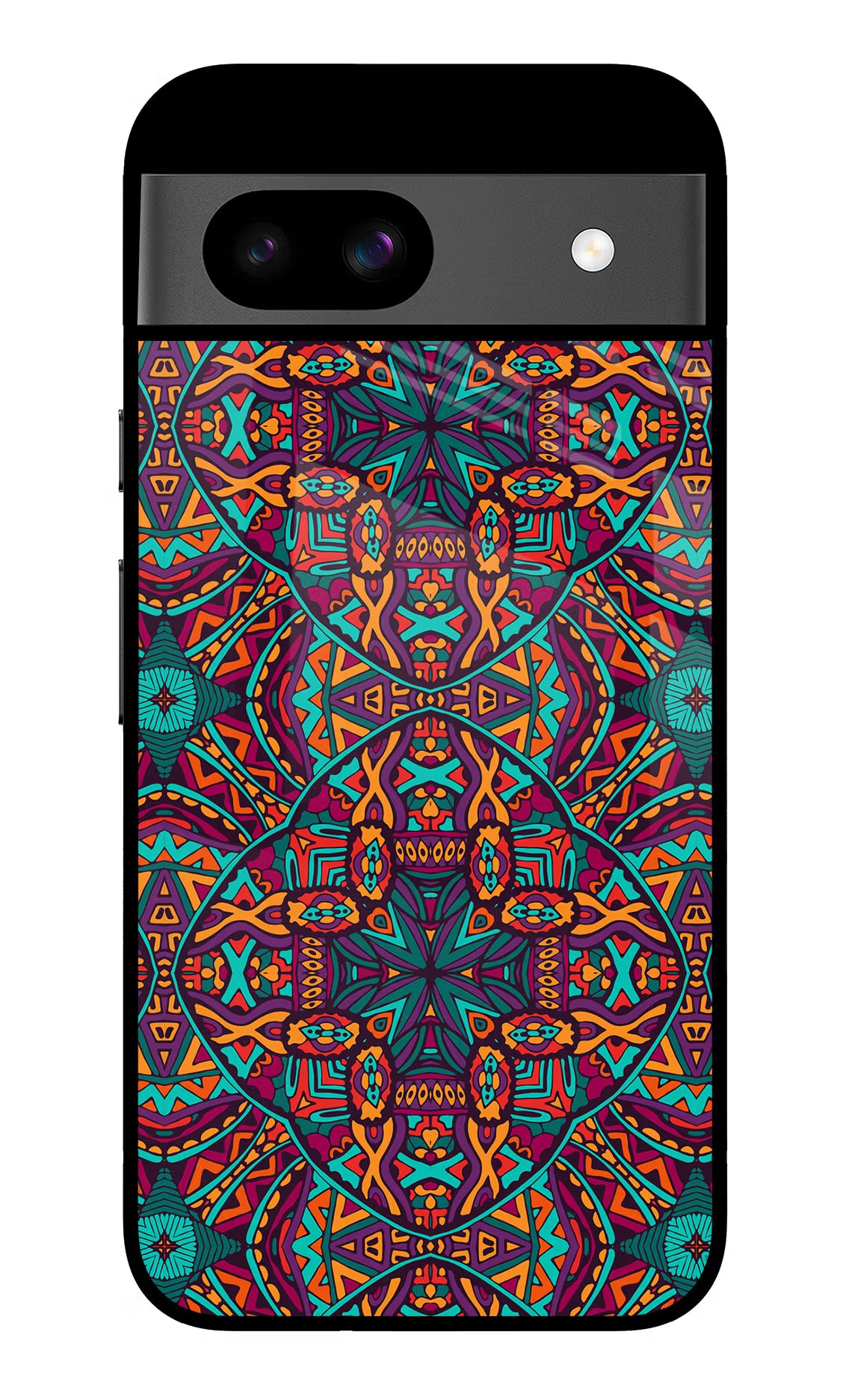 Colour Mandala Google Pixel 8A Glass Case