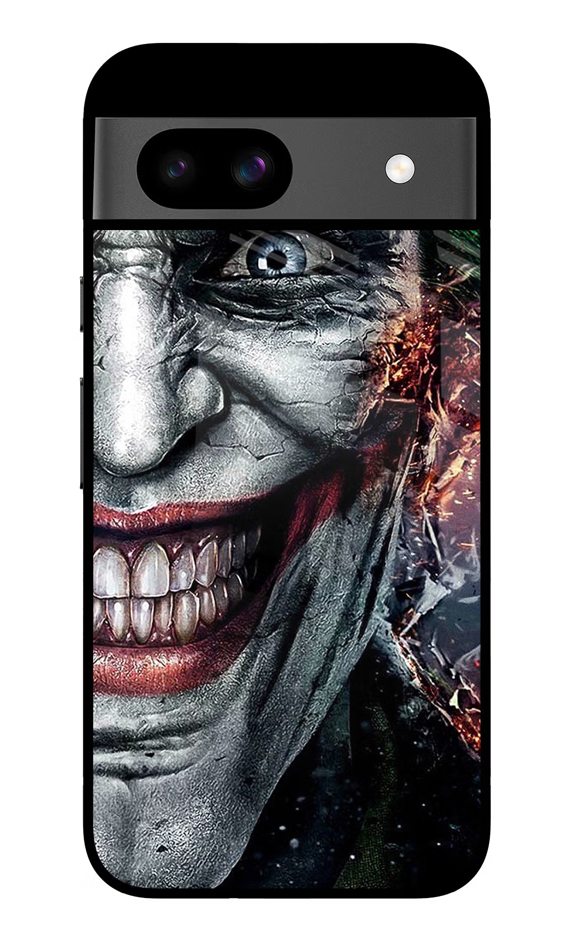 Joker Cam Google Pixel 8A Glass Case Back Cover by Casekaro