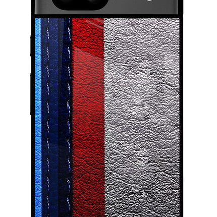 BMW Stripes Google Pixel 8A Glass Case