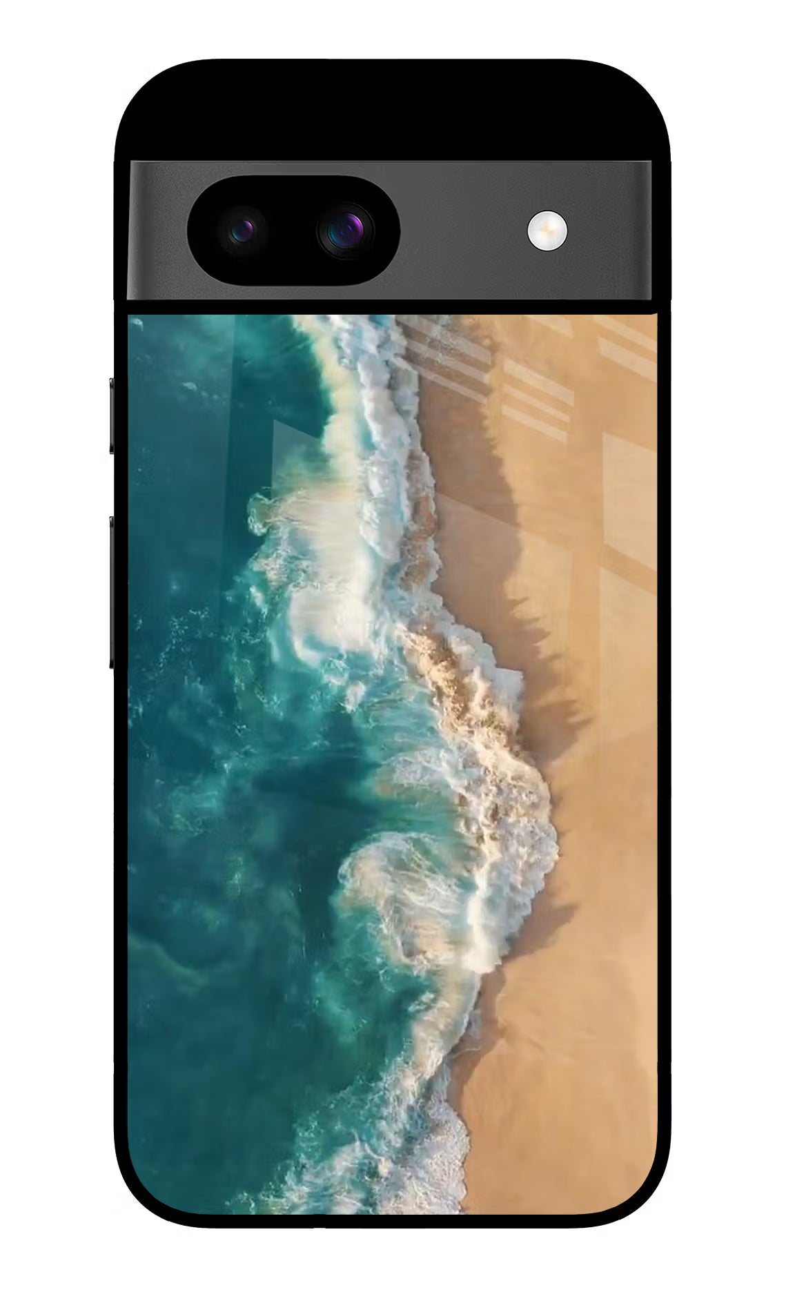 Ocean Beach Google Pixel 8A Glass Case Back Cover by Casekaro