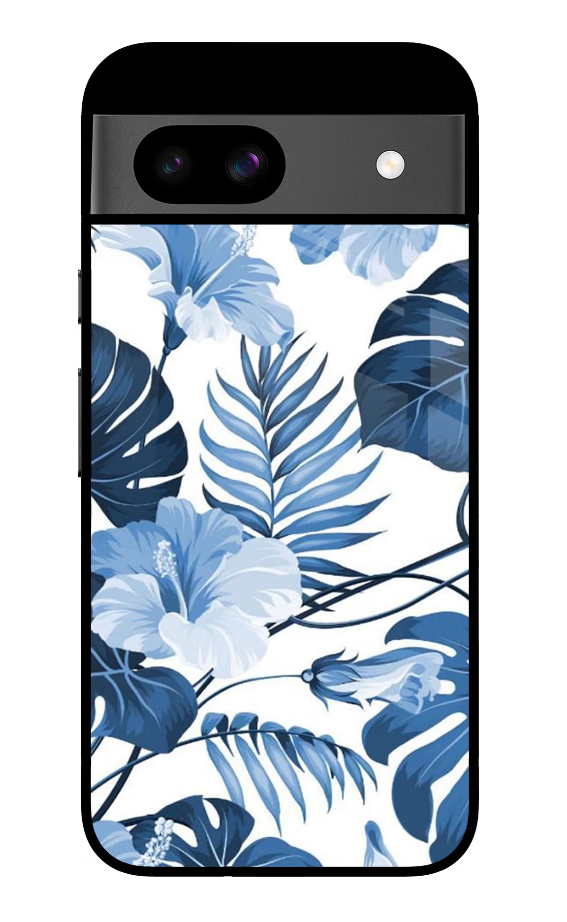 Fabric Art Google Pixel 8A Glass Case Back Cover by Casekaro