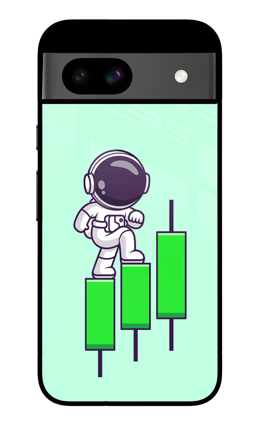 Astronaut Trader Google Pixel 8A Glass Case