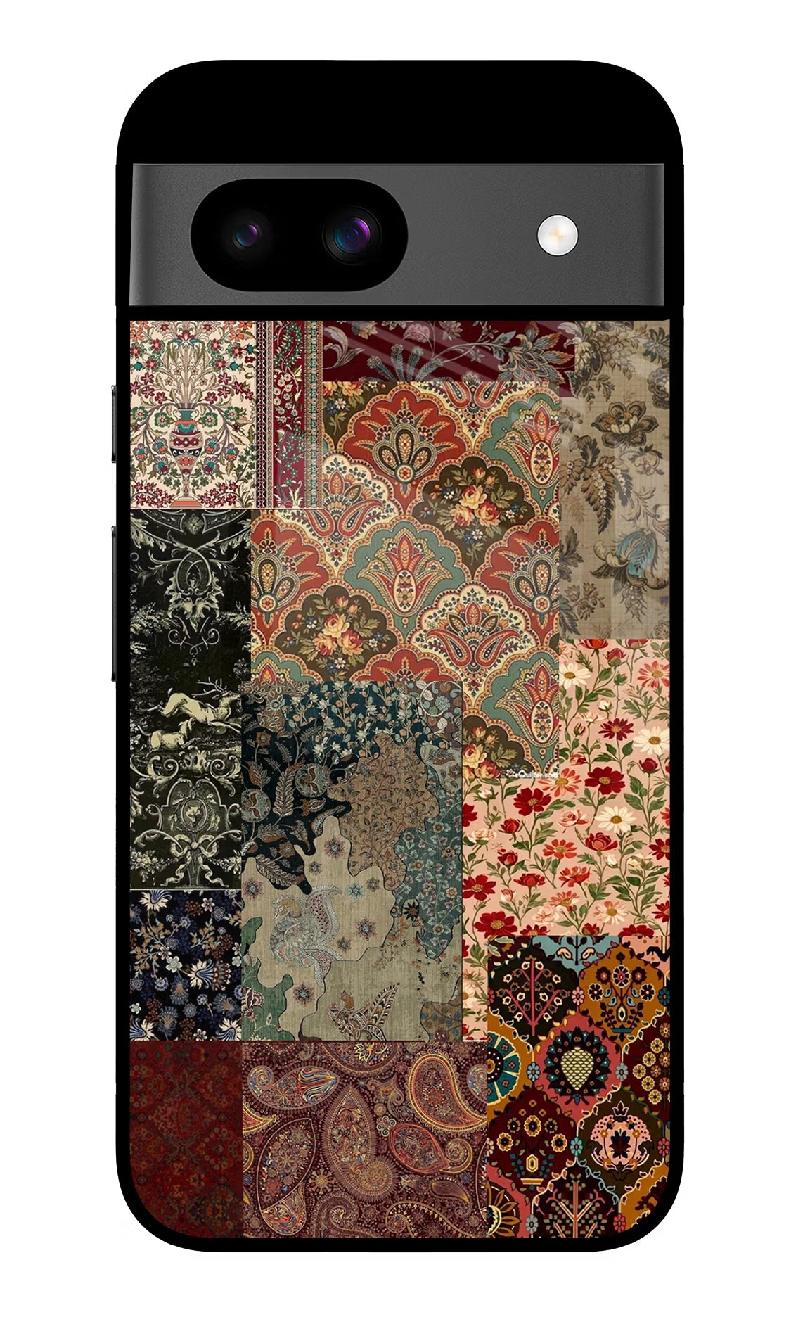 Desi Print Google Pixel 8A Glass Case Back Cover by Casekaro