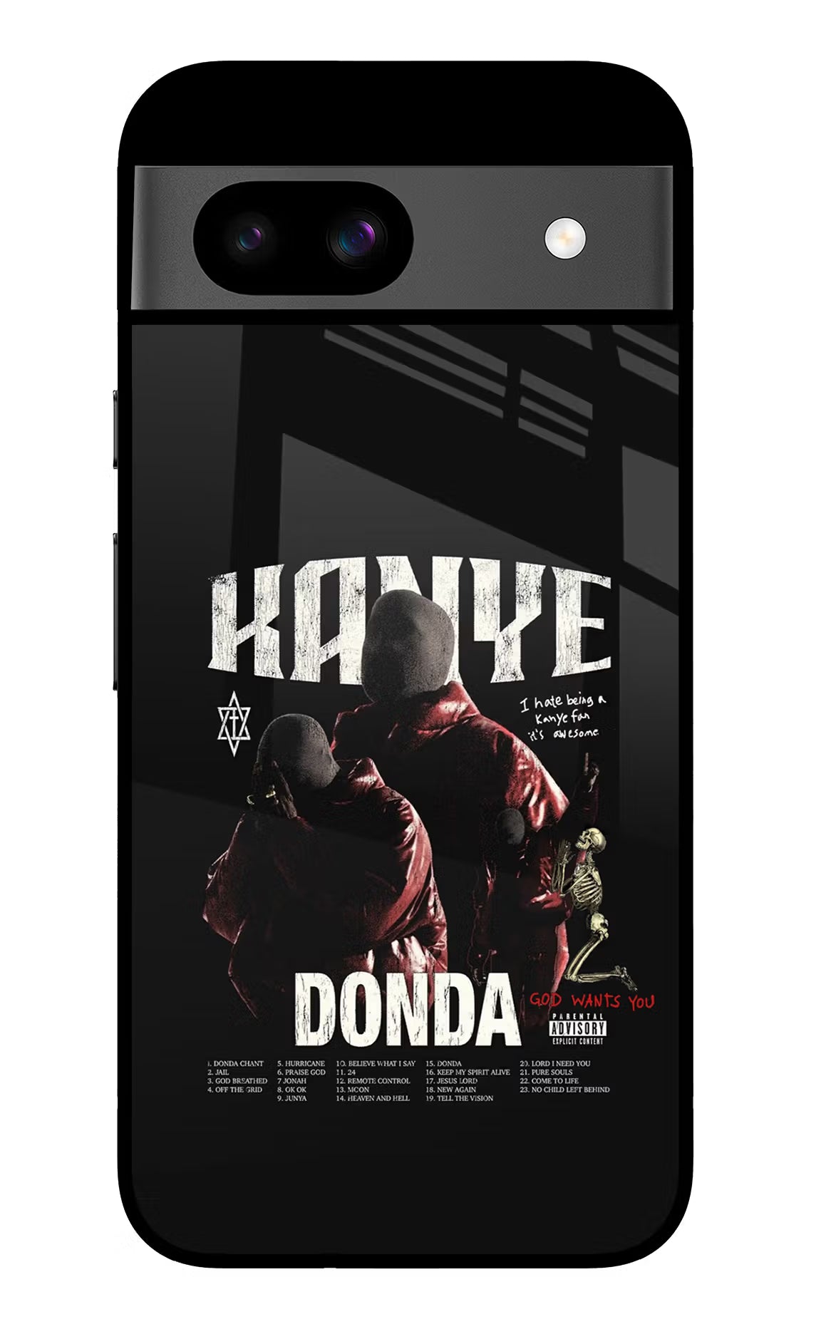 Donda Kanye West Google Pixel 8A Glass Case