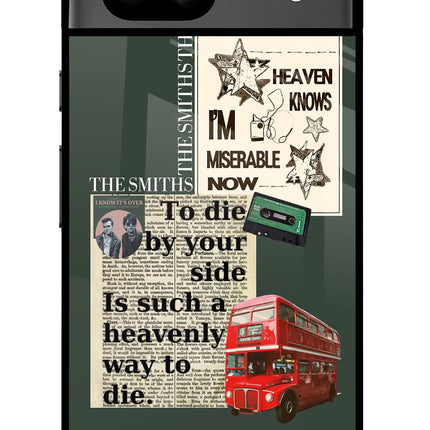 The Smiths Google Pixel 8A Glass Case
