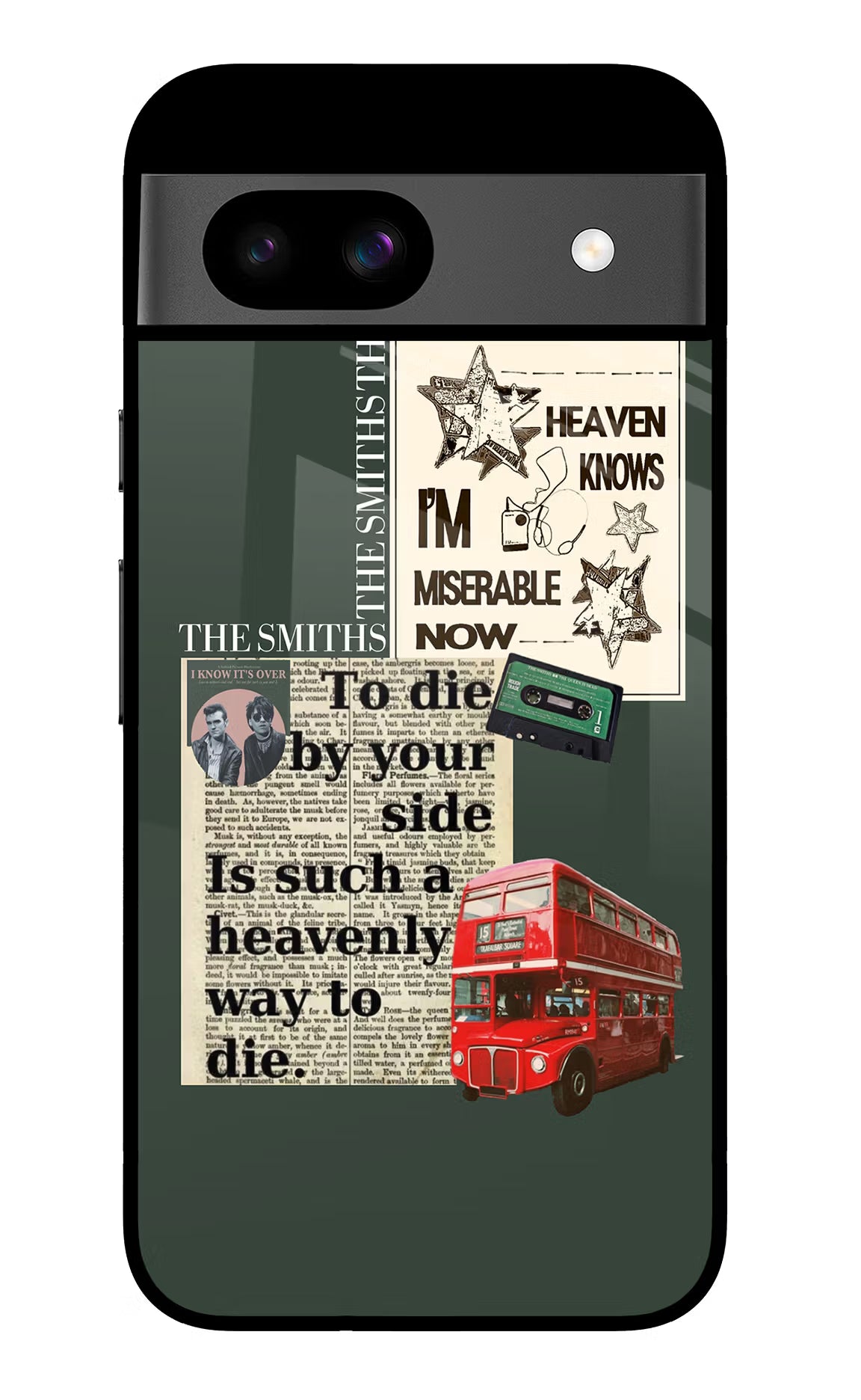 The Smiths Google Pixel 8A Glass Case Back Cover by Casekaro