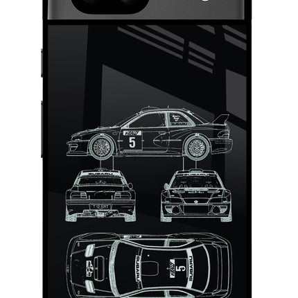 WRC'99 Google Pixel 8A Glass Case