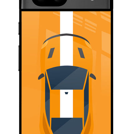 Highway Pursuit Google Pixel 8A Glass Case