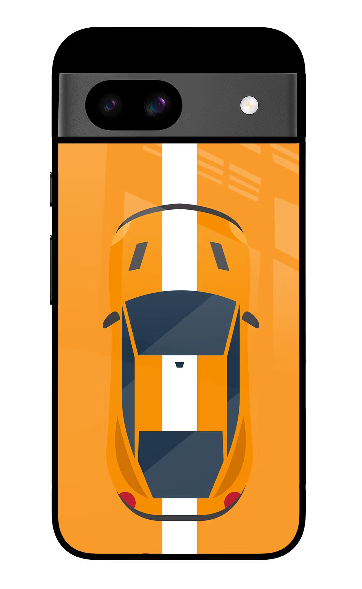 Highway Pursuit Google Pixel 8A Glass Case Back Cover by Casekaro