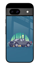 Retro Garage Vibe Google Pixel 8A Glass Case
