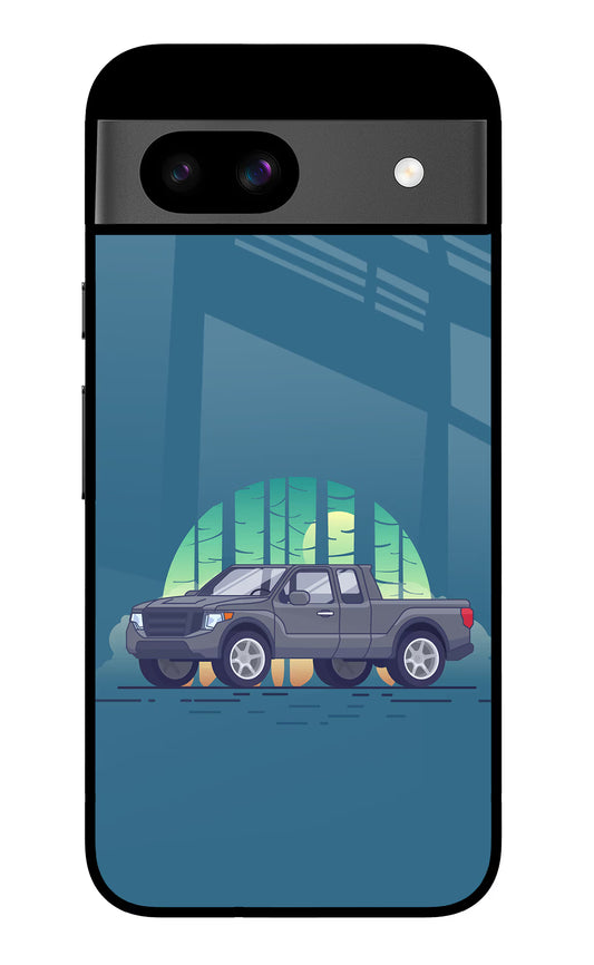 Retro Garage Vibe Google Pixel 8A Glass Case