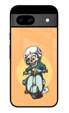 Undead Biker Google Pixel 8A Glass Case