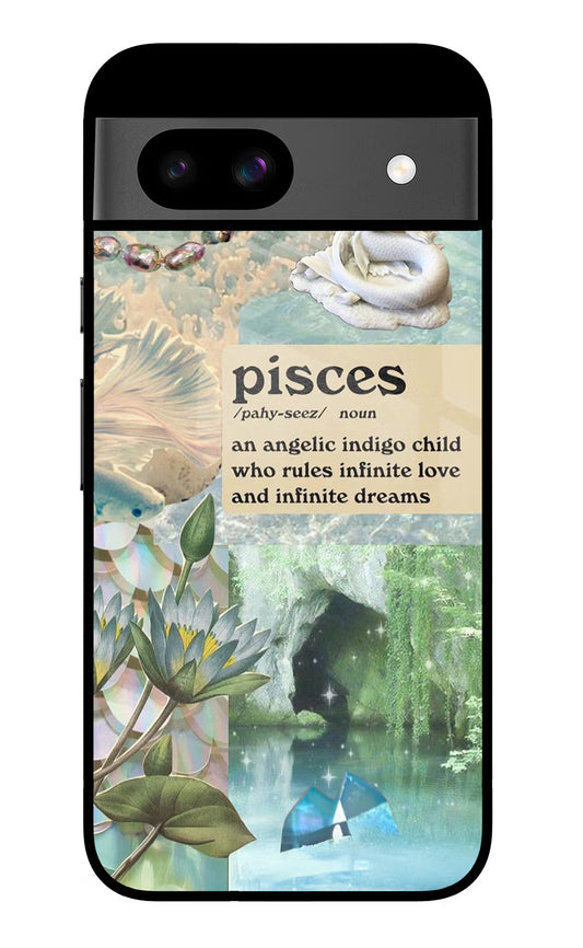 Pisces Zodiac Google Pixel 8A Glass Case