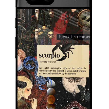 Scorpio Zodiac Google Pixel 8A Glass Case